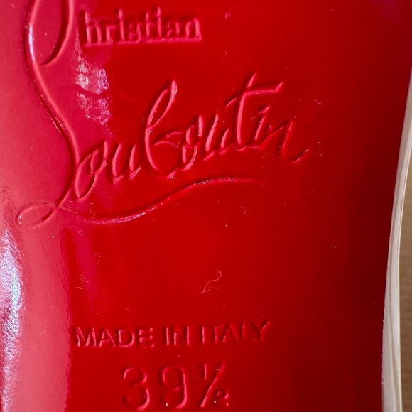 *NEW* Christian Louboutin PIGALLE Follies Pointe Toe Patent Leather Pump 39.5EU - Picture 10 of 10